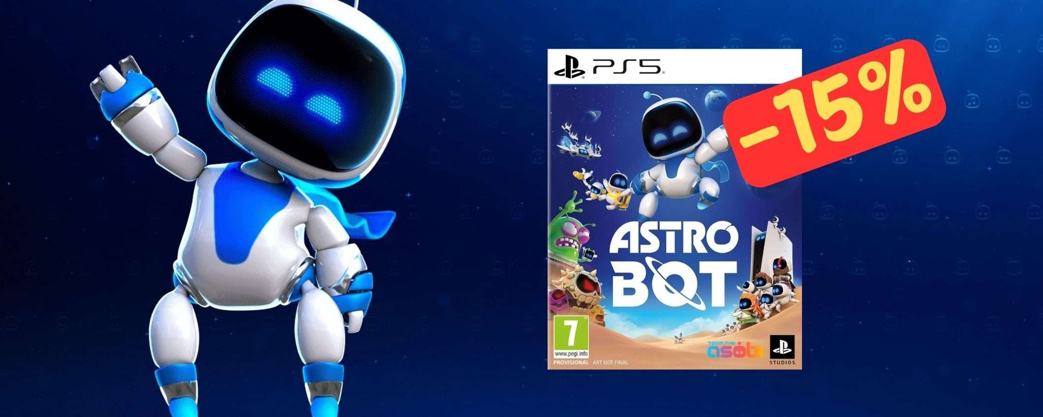 Astro Bot per PS5 è un successone, prenotalo ORA con uno sconto (-15%)