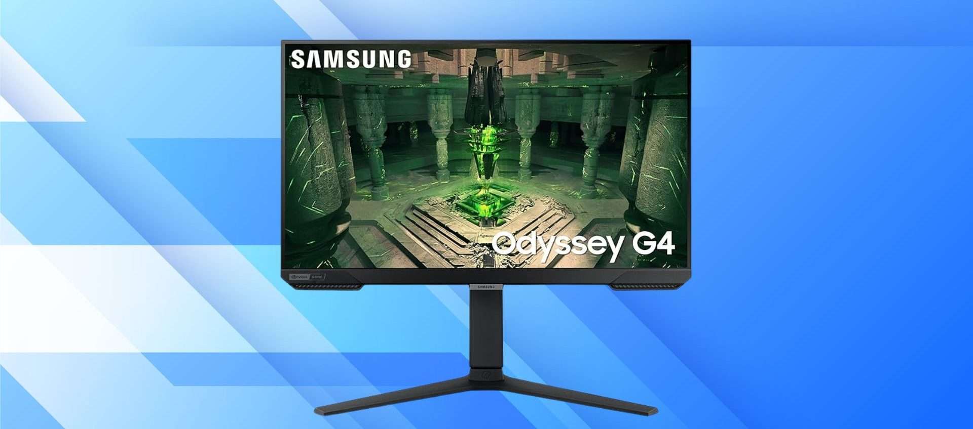 Monitor Samsung Odyssey G4: con il 47% di sconto è un best buy