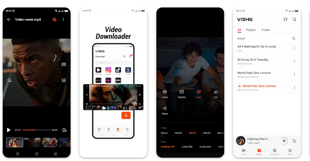 Visha Video Player e Night Video Player