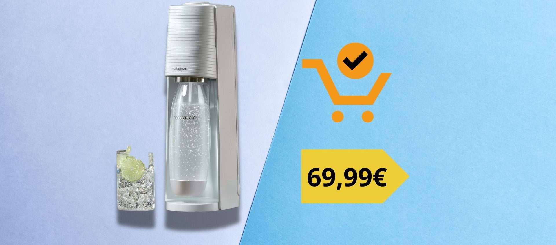 SodaStream Terra Megapack in offerta: acqua frizzante fai-da-te a soli 69,99€