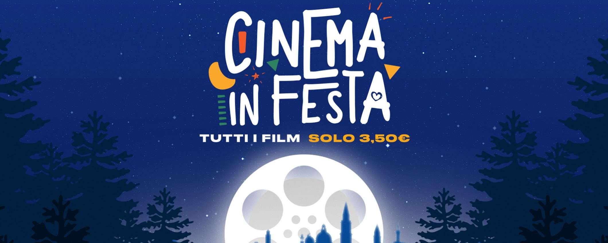 Voglia di cinema? Per 5 giorni tutti i film costeranno soltanto 3,50€