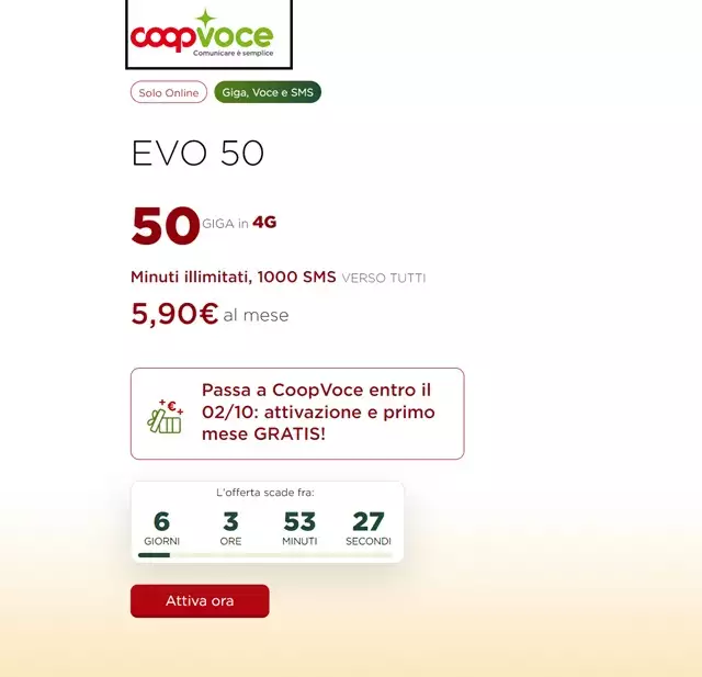 coopvoce evo 50