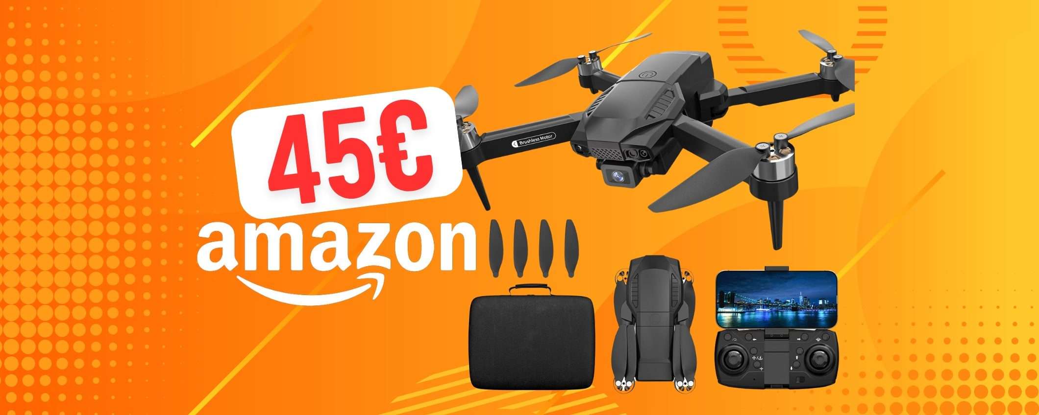 Drone con doppia telecamera HD: il REGALO MIGLIORE tuo a soli 45€