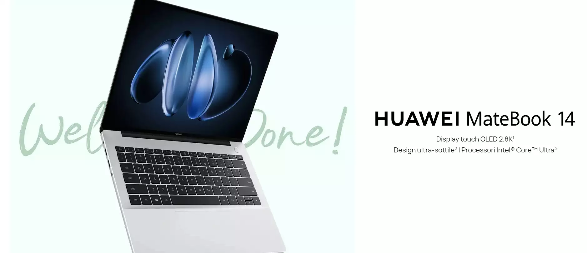 Huawei MateBook 14 con Core Ultra 5 e display OLED: super prezzo su Amazon (anche a rate)