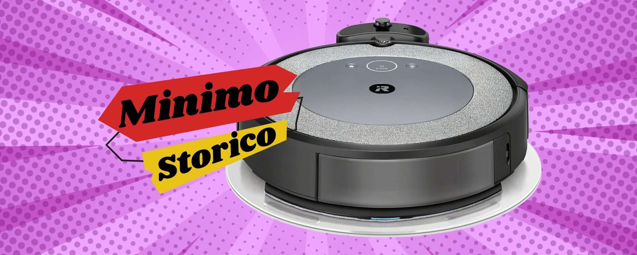 iRobot Roomba Combo i5 al minimo storico: aspira e lava in una passata