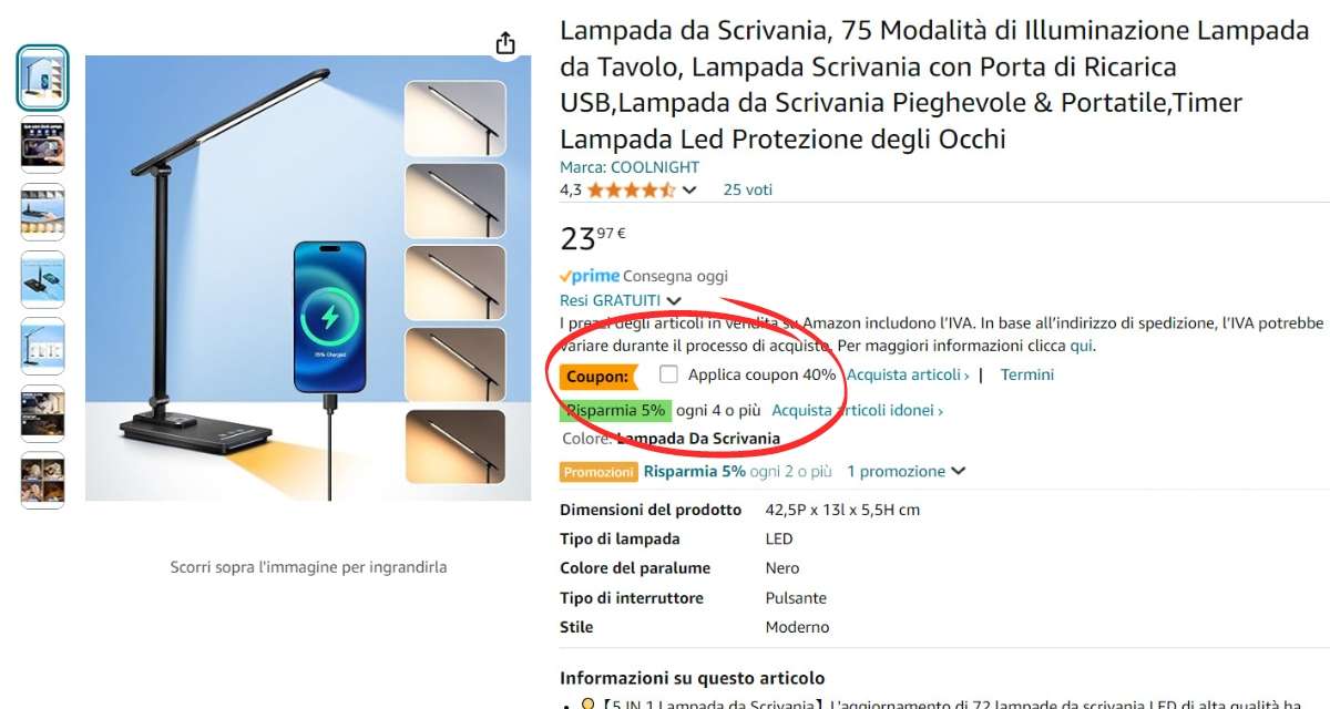 lampada-scrivania-usb-ricaricare-smartphone-tua-14e-coupon