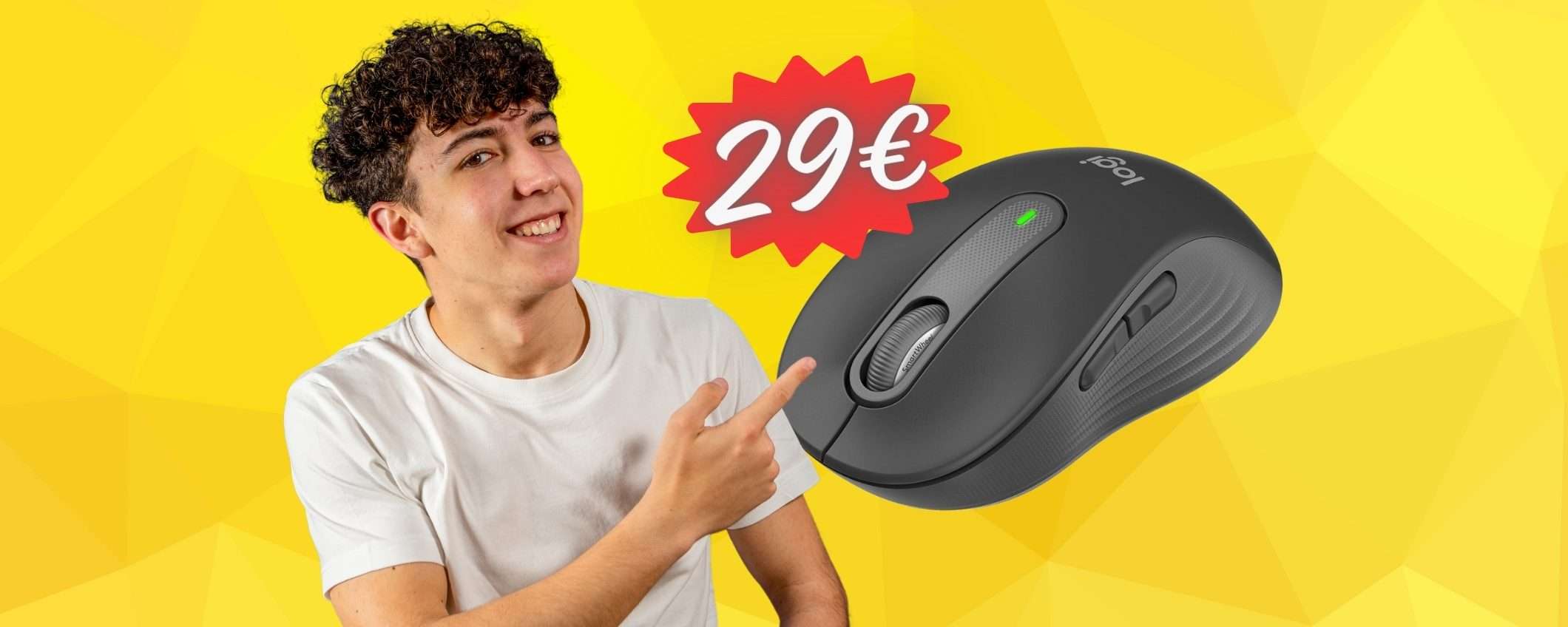 Logitech Signature M650: mouse wireless a prezzo conveniente (29€)