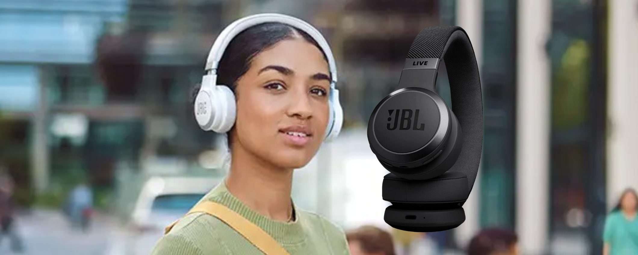 Musica senza disturbi e connessione multipoint con JBL Live 670NC