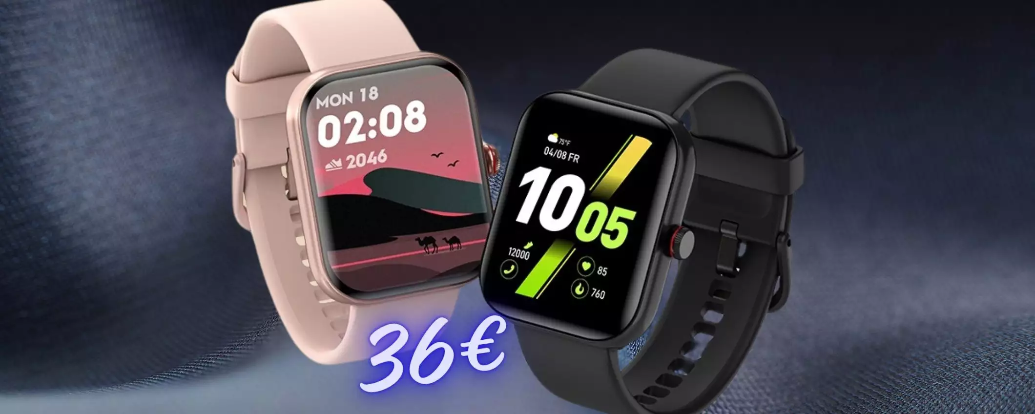 Smartwatch con tante funzioni, risposta a chiamate e impermeabile tuo a 36€