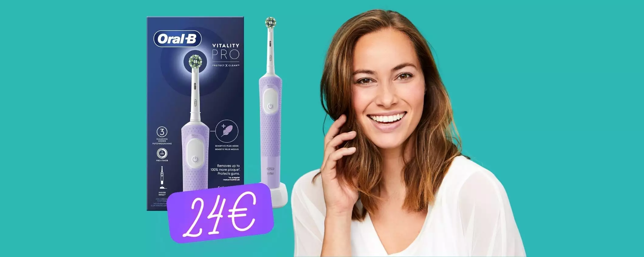 Lo spazzolino elettrico Oral-B Vitality Pro ha il miglior rapporto qualità prezzo