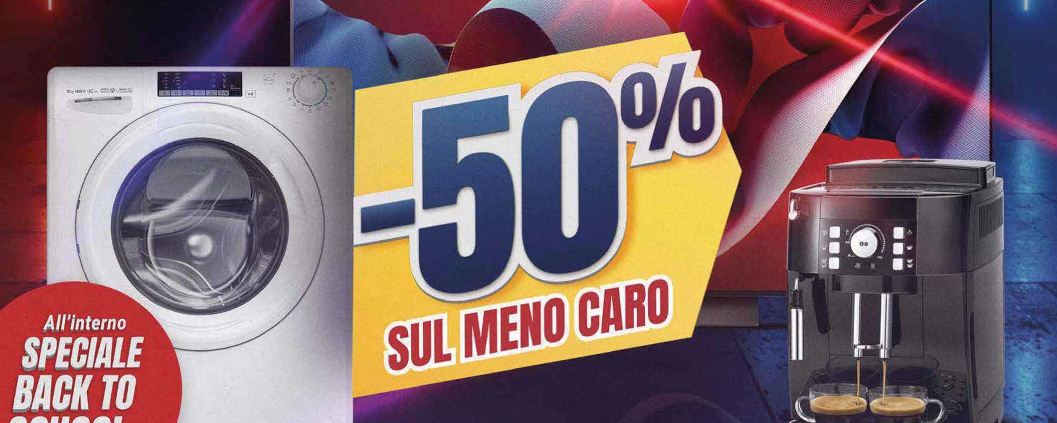 Volantino Trony, torna il 50% di sconto sul secondo prodotto acquistato