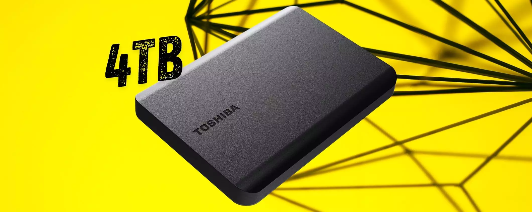 Troppi file sul PC? Mettili nell'Hard Disk Toshiba Canvio Basics da 4TB