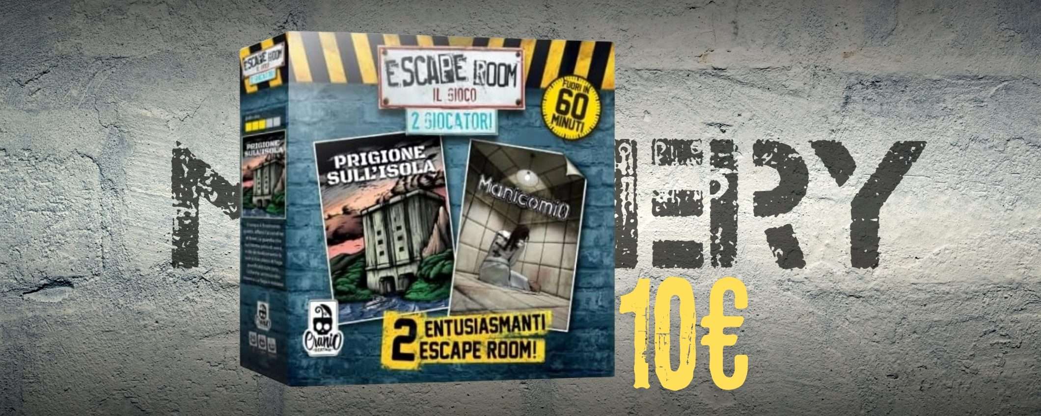 Una vera Escape Room direttamente a casa tua: 2 avventure a soli 10€