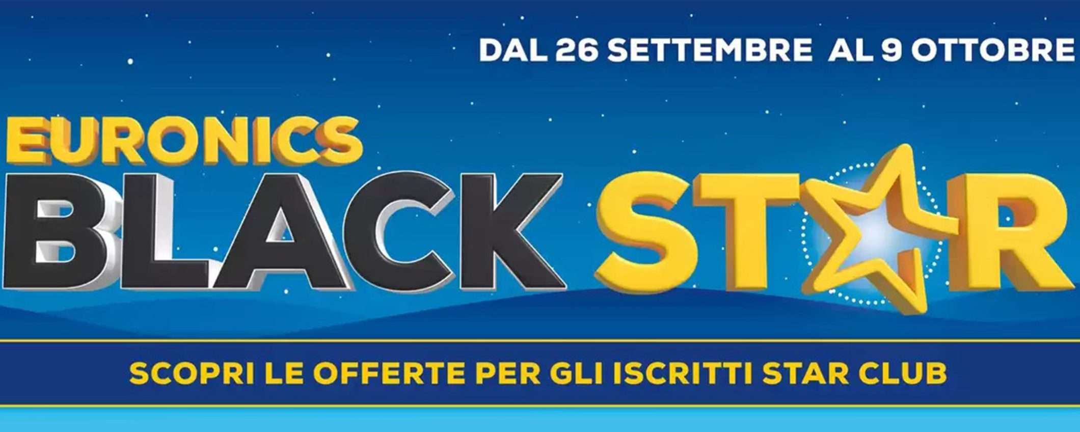 Volantino Euronics, ci sono le offerte Star Club: PC e smartphone scontatissimi