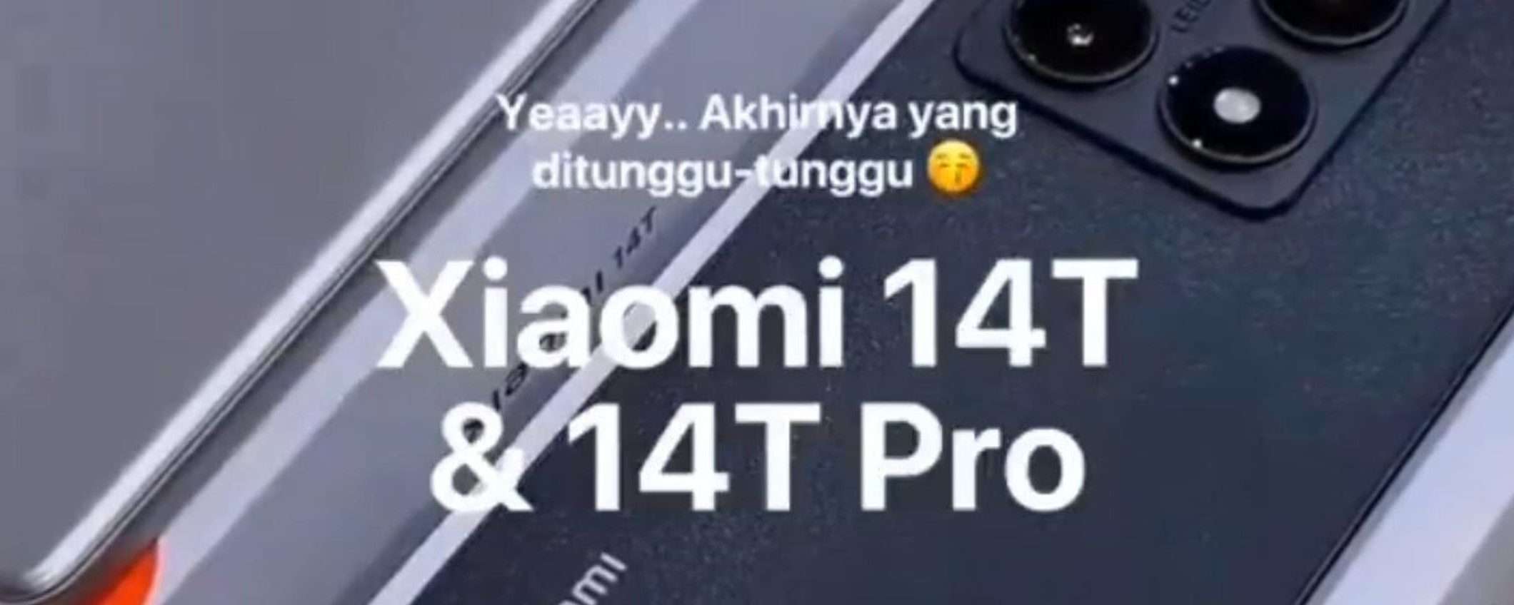 Xiaomi 14T e 14T Pro mostrati 