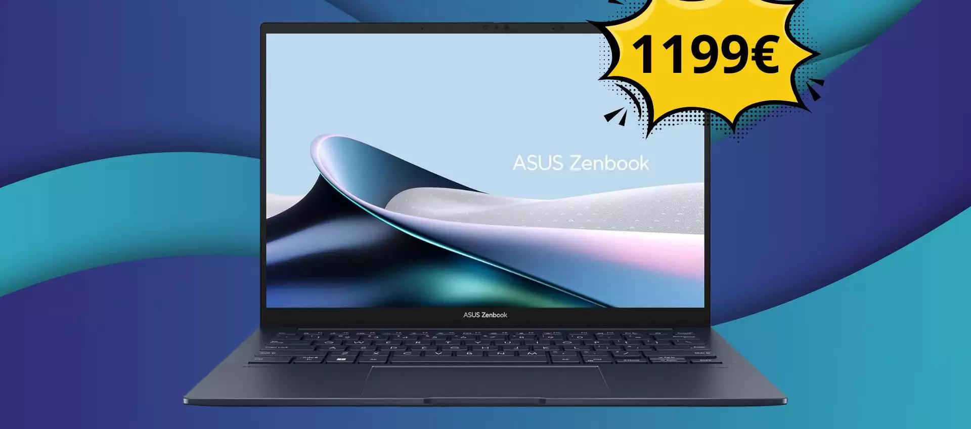 Asus Zenbook 14 OLED, ottimo prezzo: Intel Core Ultra 7 e 16GB di RAM (Amazon)