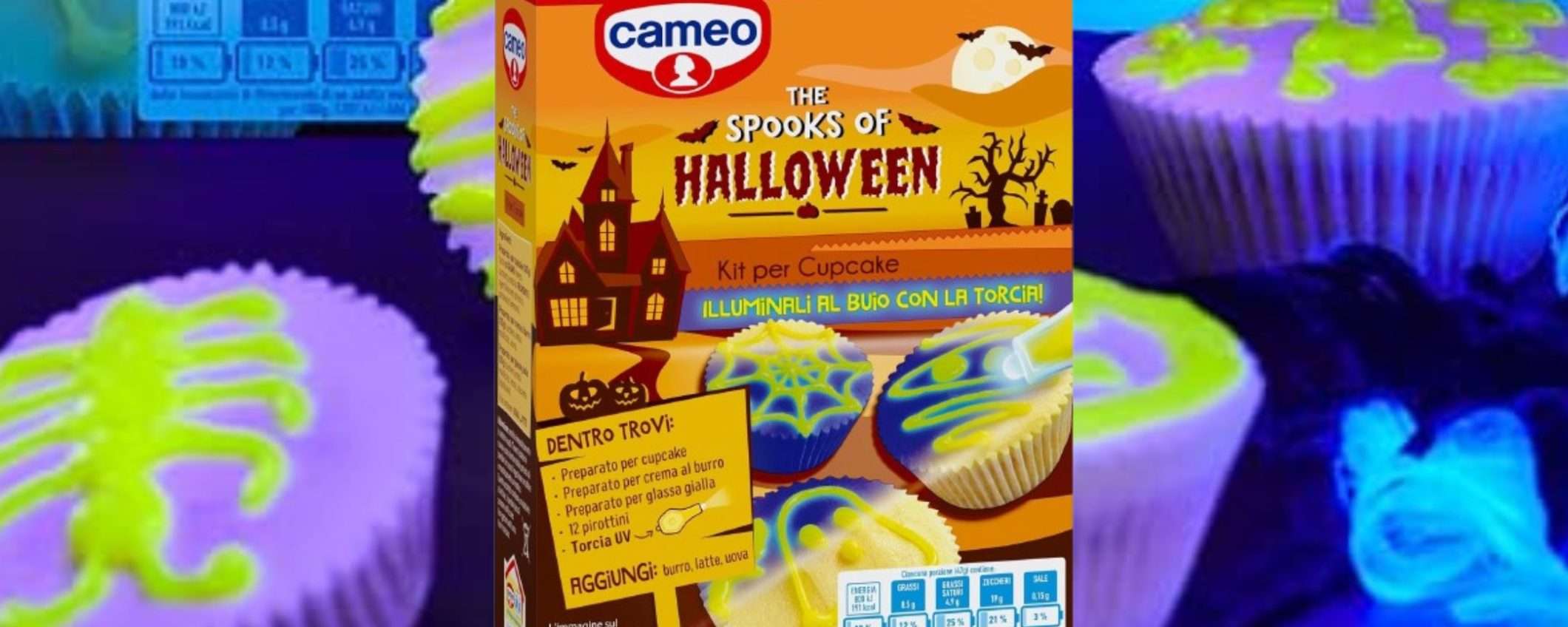 Cameo, sconto 48% per i cupcake di Halloween: prezzo PAUROSO (4,99€)