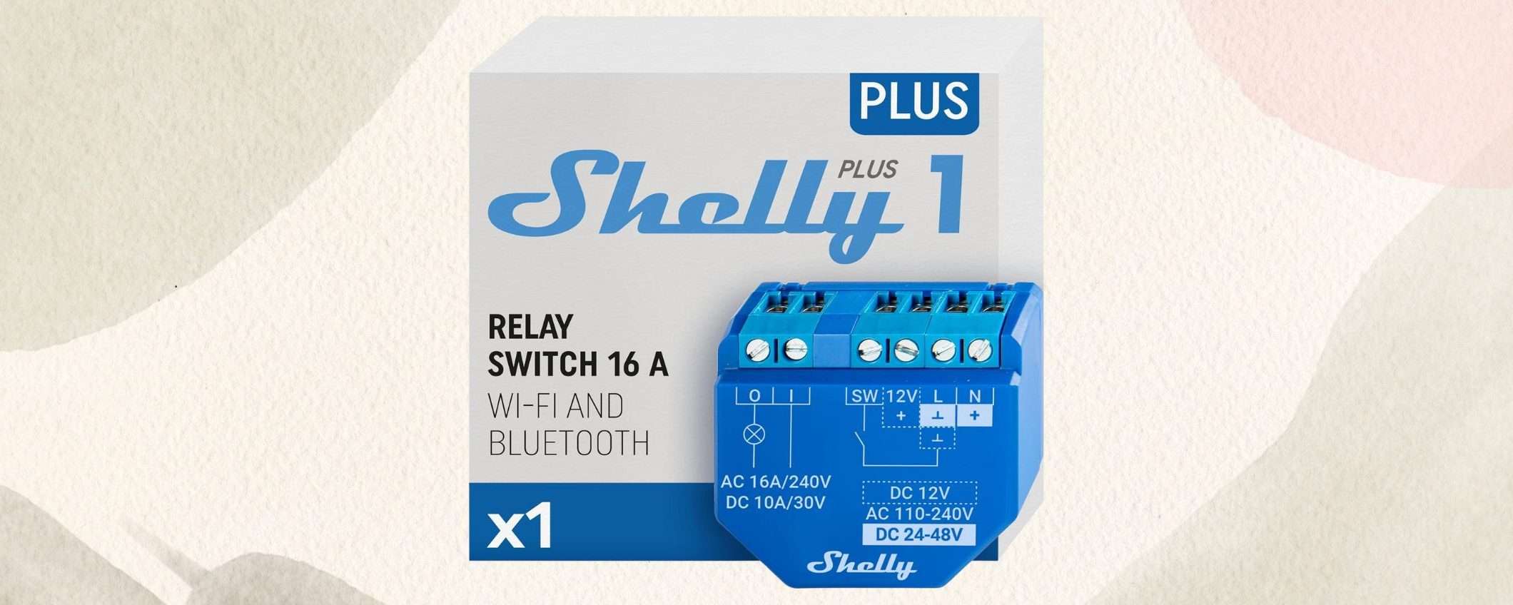 Shelly Plus 1: casa smart con questo interruttore intelligente in sconto