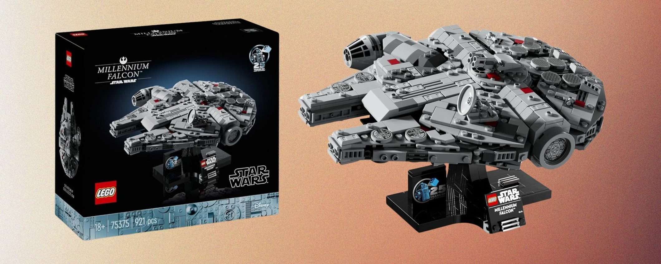 LEGO Star Wars: il modellino del Millennium Falcon crolla al minimo storico (-30%)