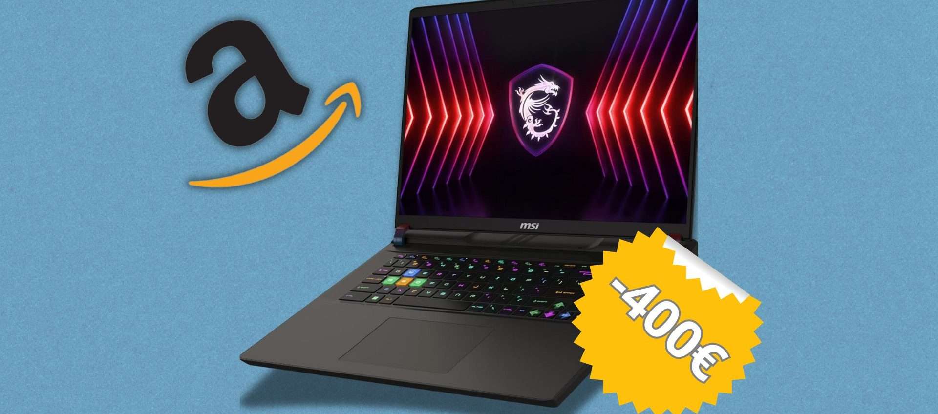 Risparmia 400€ sull'MSI Vector 17: RTX 4070, Intel i9 e 32GB di RAM