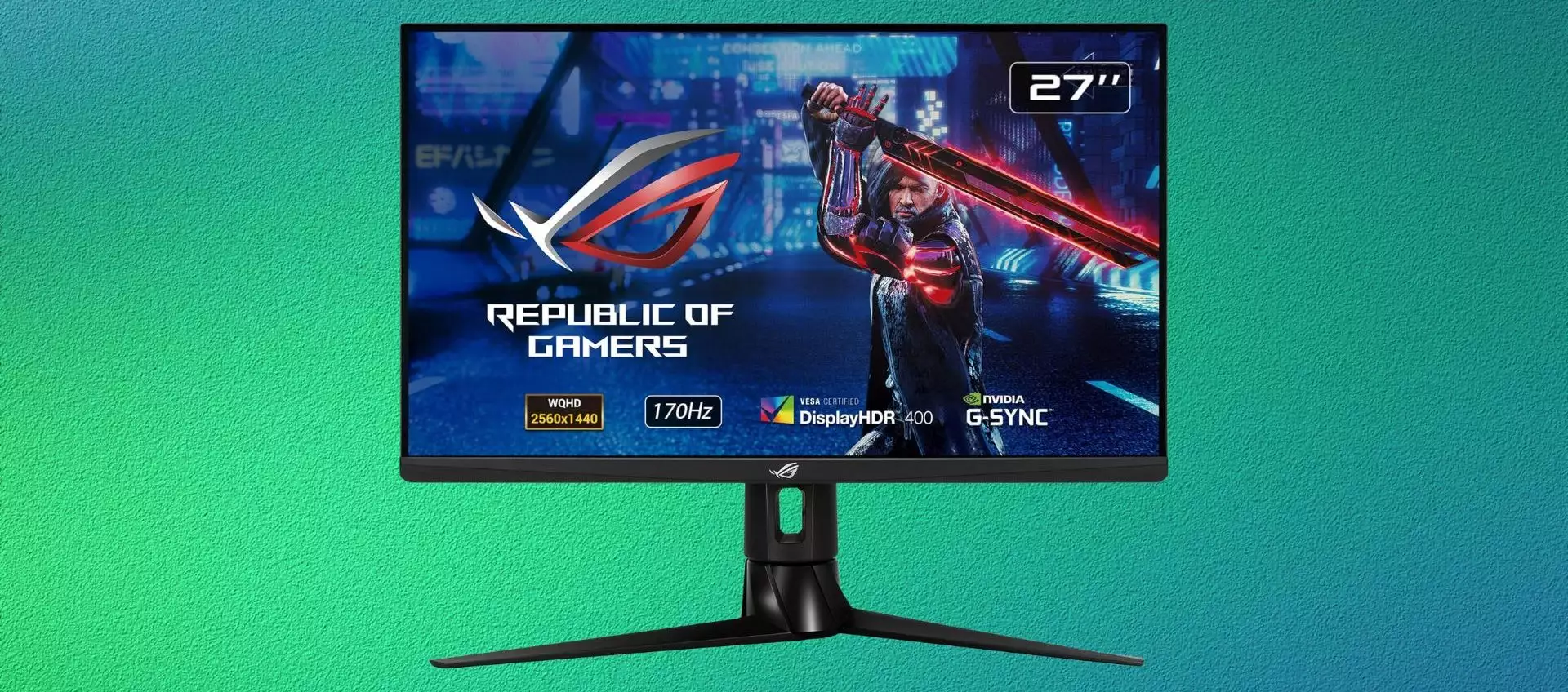 Gaming senza compromessi: monitor Asus ROG con il 37% di sconto su Amazon