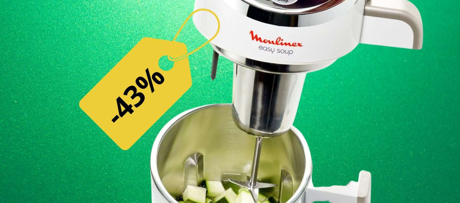 Zuppe deliziose alla portata di tutti: il Moulinex Easy Soup è in super offerta