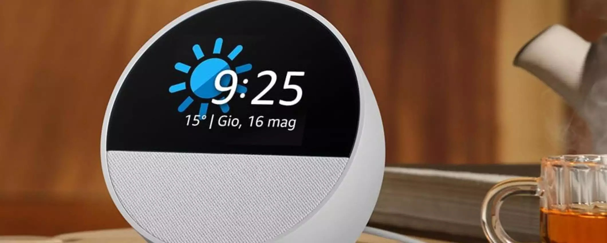 Nuovo Amazon Echo Spot a soli 59,99 euro: offerta valida fino a stasera