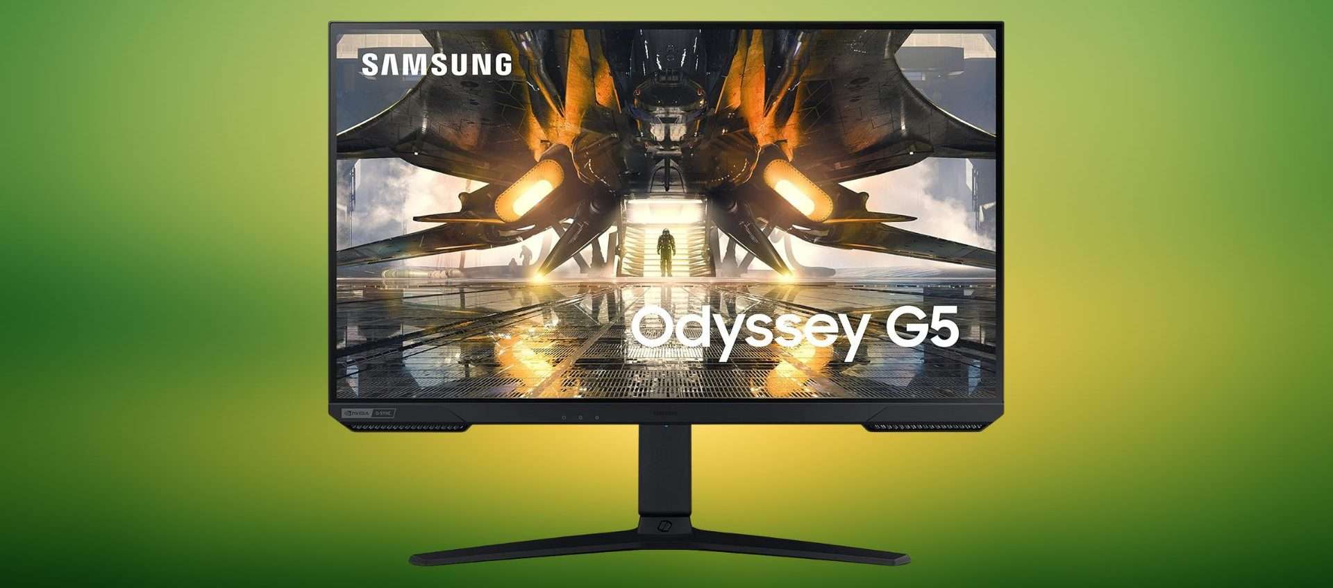 Samsung Gaming Monitor Odyssey G5, prezzo da vavola: oggi a soli 197€