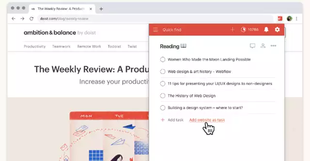 Todoist: l’organizzazione perfetta sul browser web