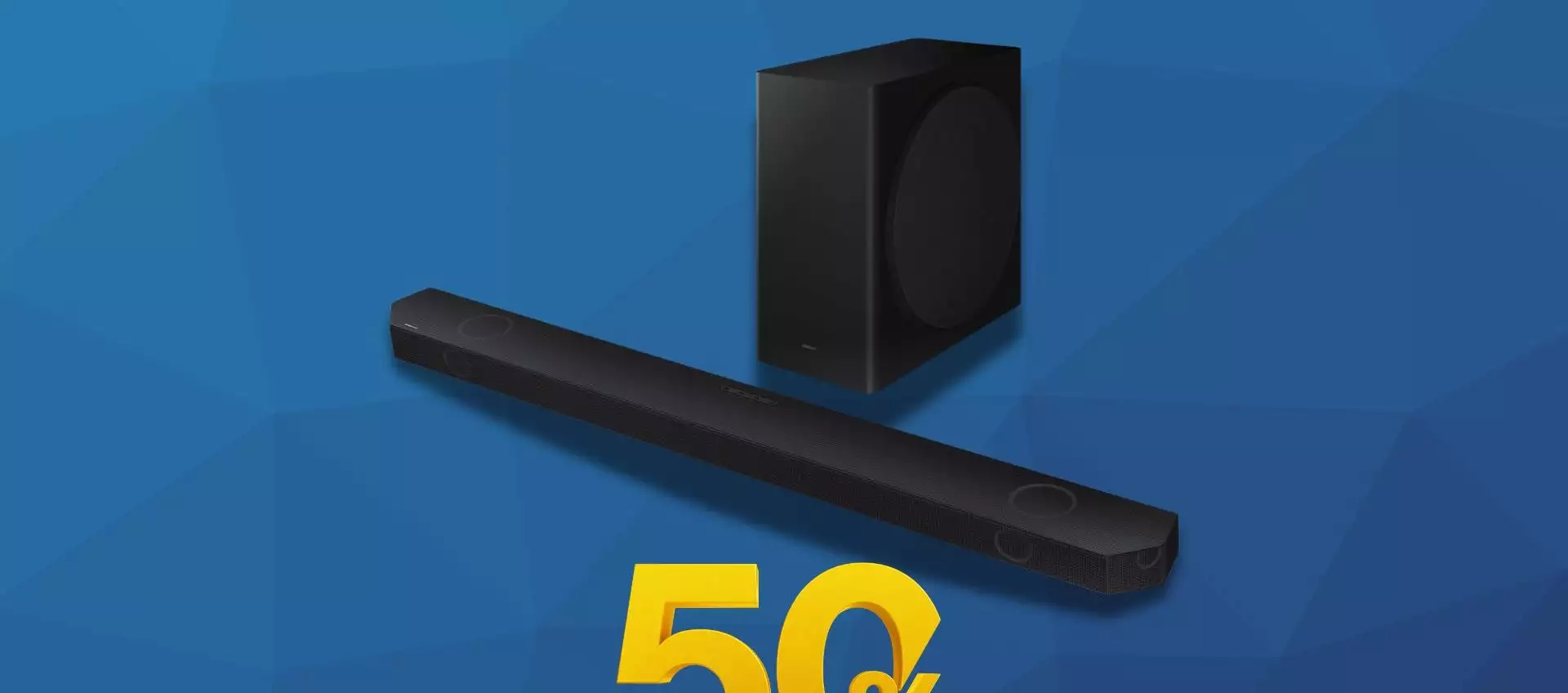 Sconto del 50% sulla MIGLIORE soundbar Samsung: audio come al cinema