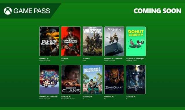 Xbox Game Pass giochi ottobre