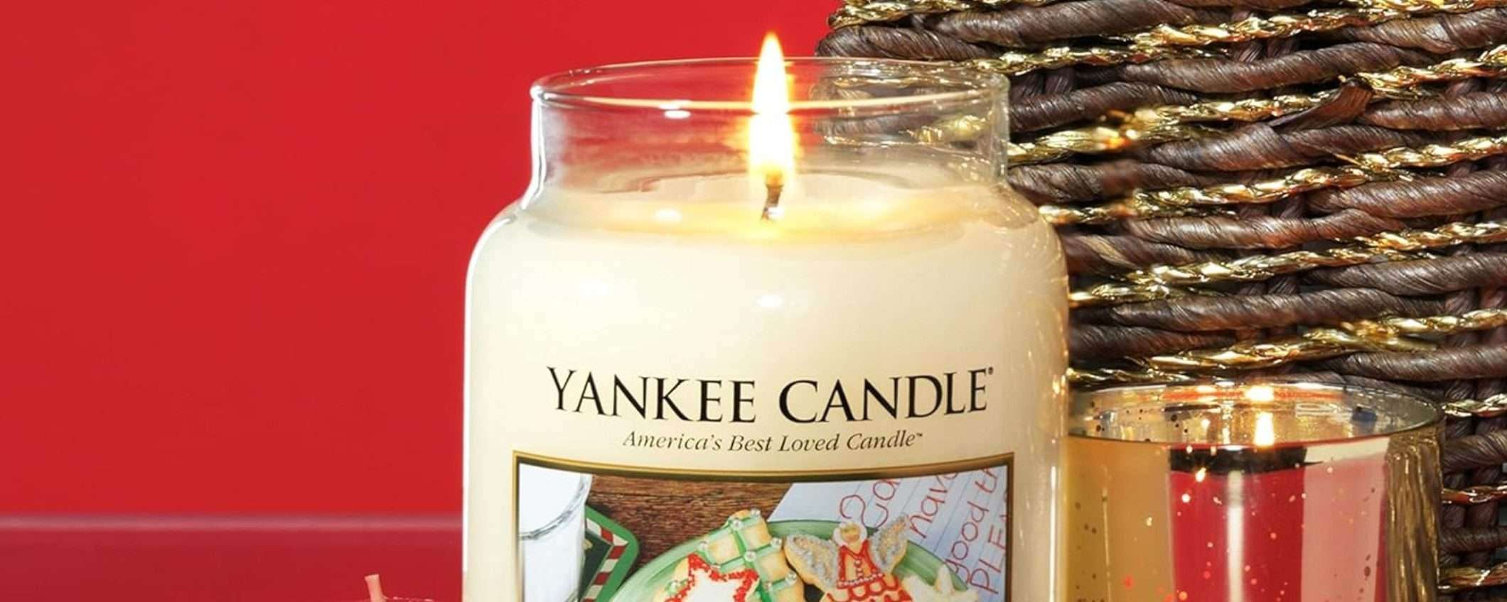 Yankee Candle: maxi sconto per la candela profumata in giara grande al Biscotto di Natale