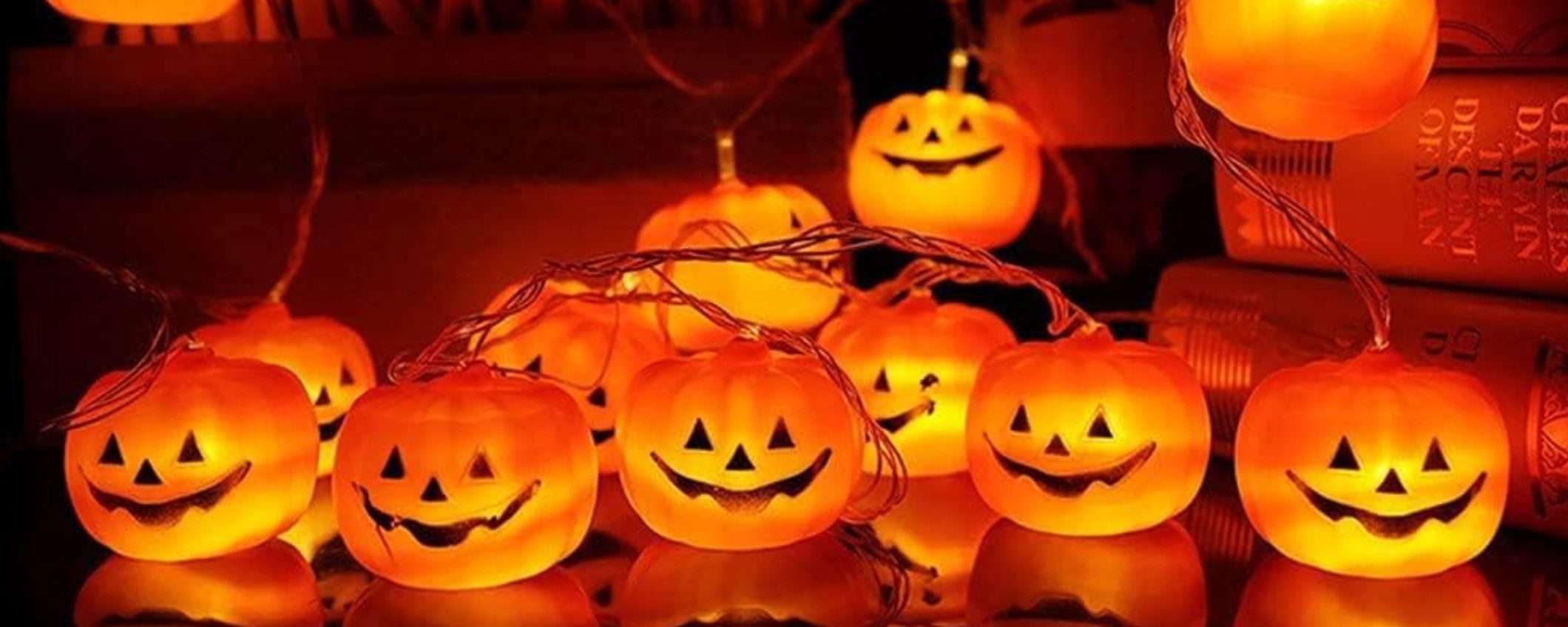 Decora casa con le zucche luminose di Halloween in offerta su Amazon