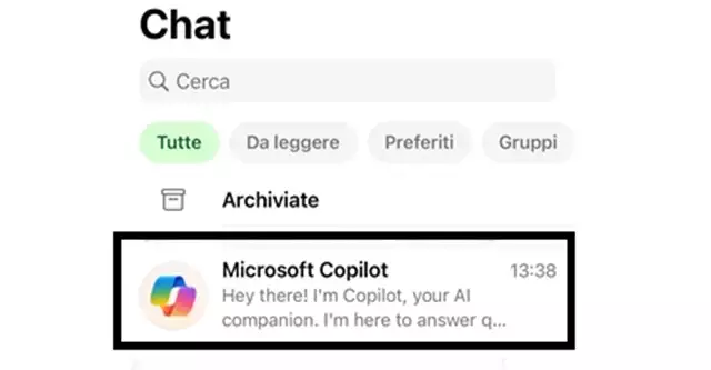 Copilot arriva su WhatsApp
