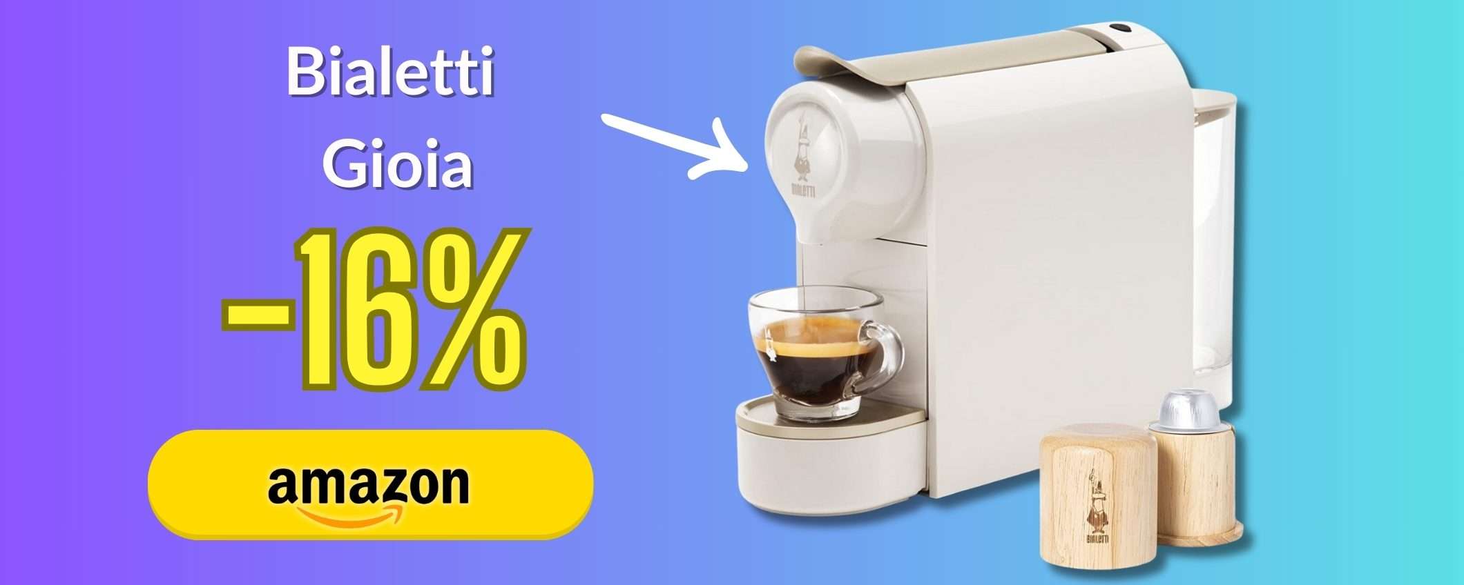 Bialetti Gioia: tanto Design per la macchinetta con caffè come al bar