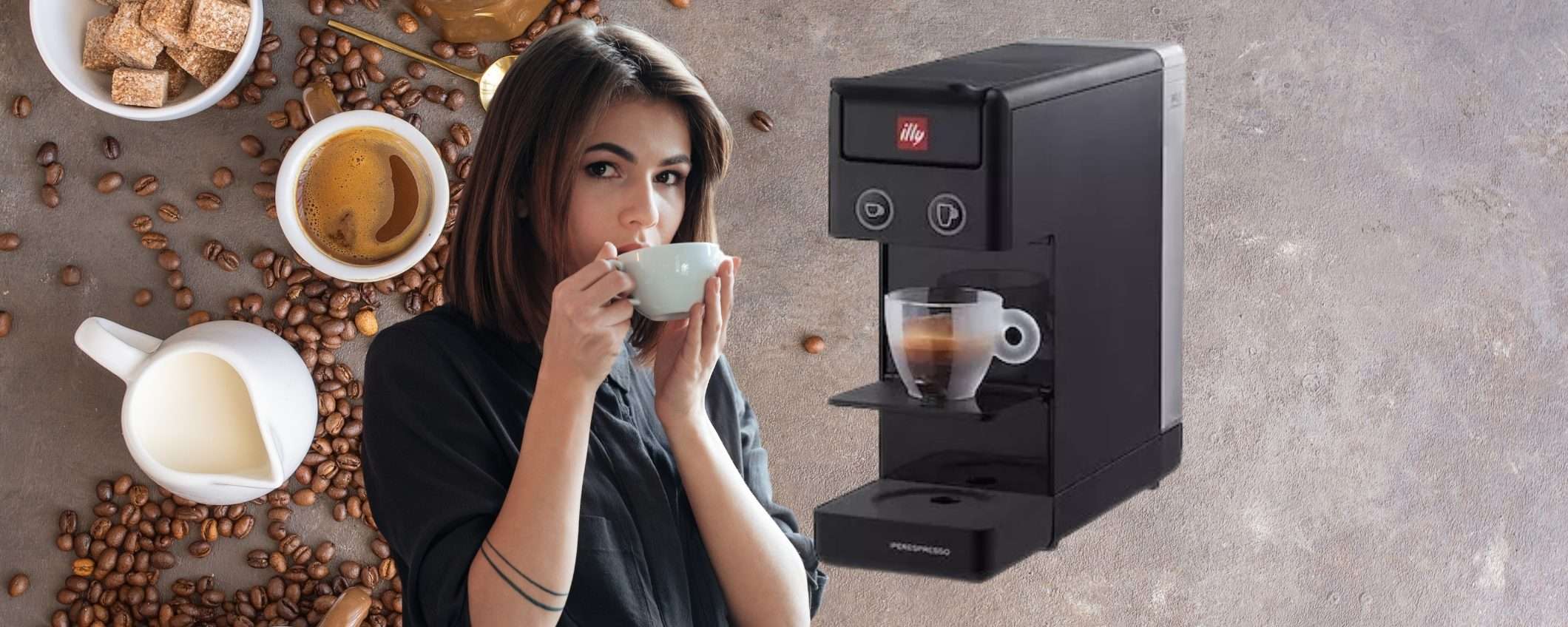 Macchina da caffè Illy Iperespresso a capsule in sconto di 45€ è un affare