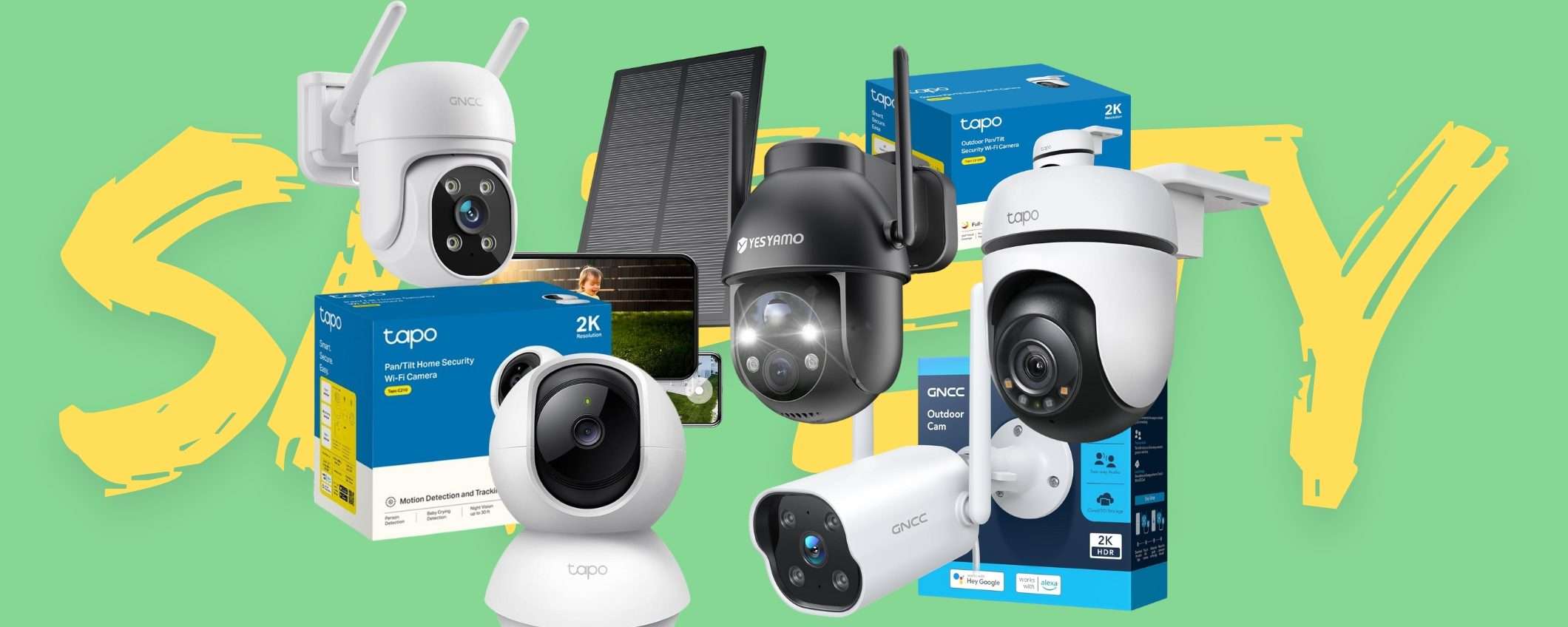 Oggi super sconti di Amazon su 5 videocamere di sicurezza WiFi