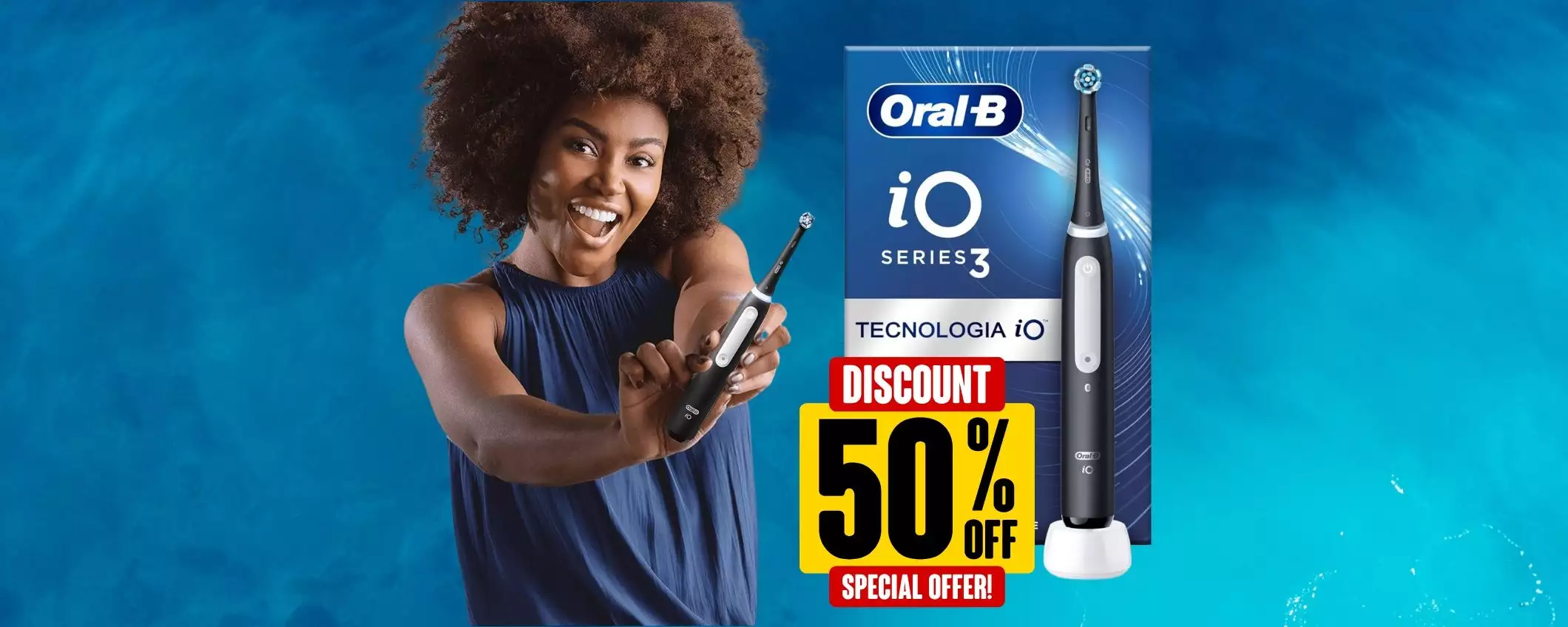 Oral-B iO 3 con custodia da viaggio e dentifricio a metà prezzo (Amazon)