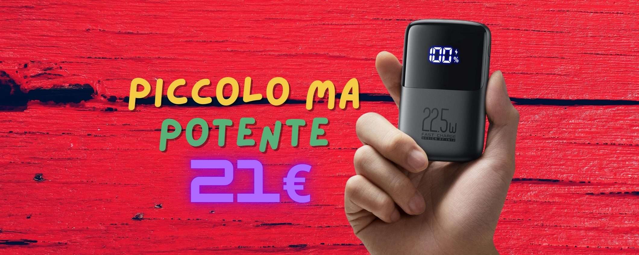 Power Bank minuscolo ma con capacità enorme oggi tuo a 21€