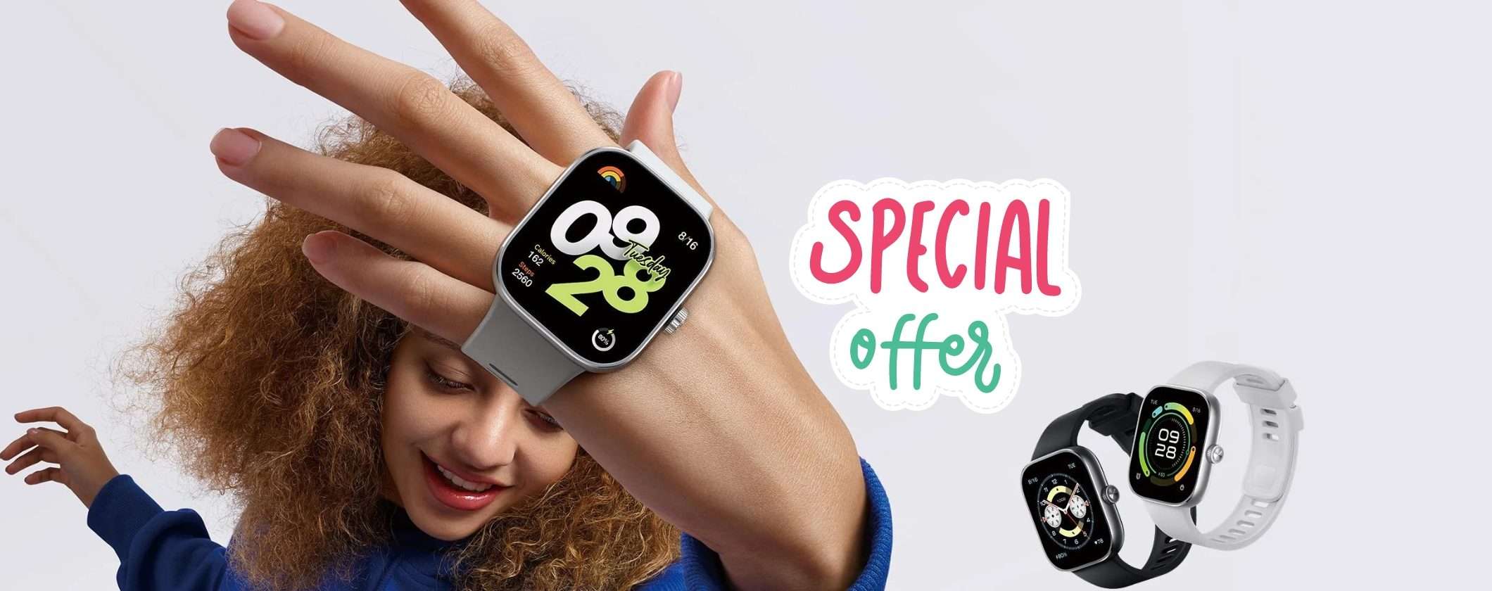 Prezzo incredibile per il Redmi Watch 4 alla Festa delle Offerte Prime