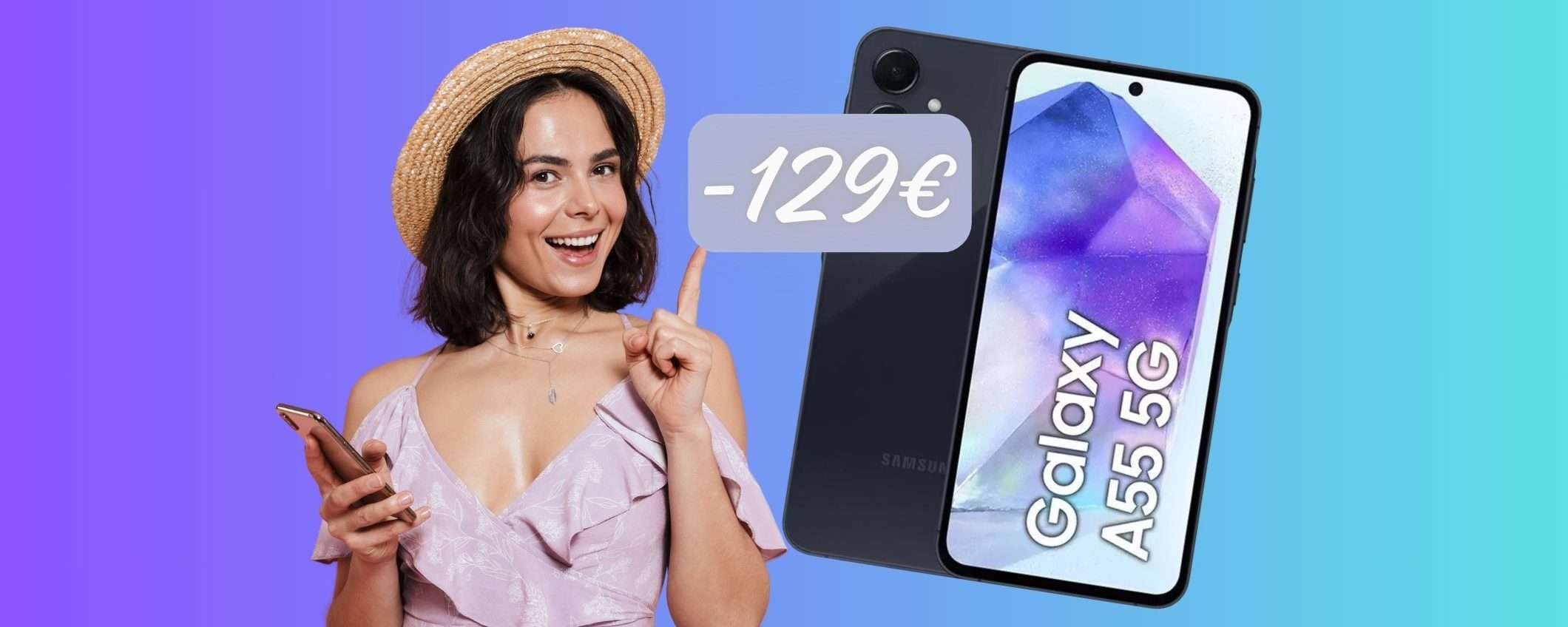 Samsung Galaxy A55 5G da 256GB è uno dei migliori medio gamma