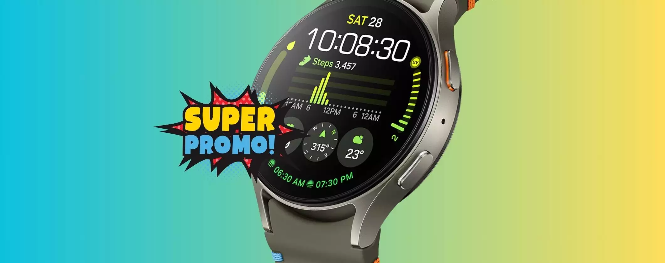 Samsung Galaxy Watch7: promo potente alla Festa delle Offerte Prime