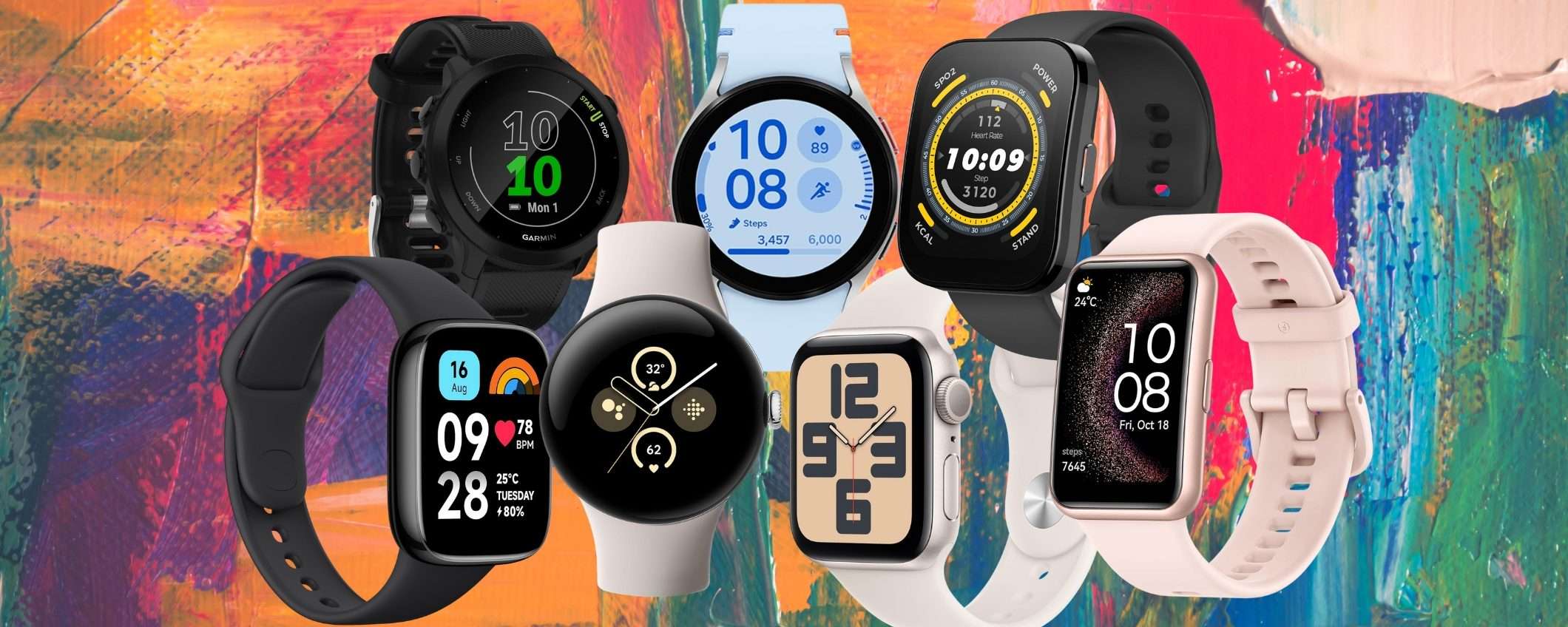 Solo oggi 7 smartwatch spettacolari a prezzi speciali su Amazon