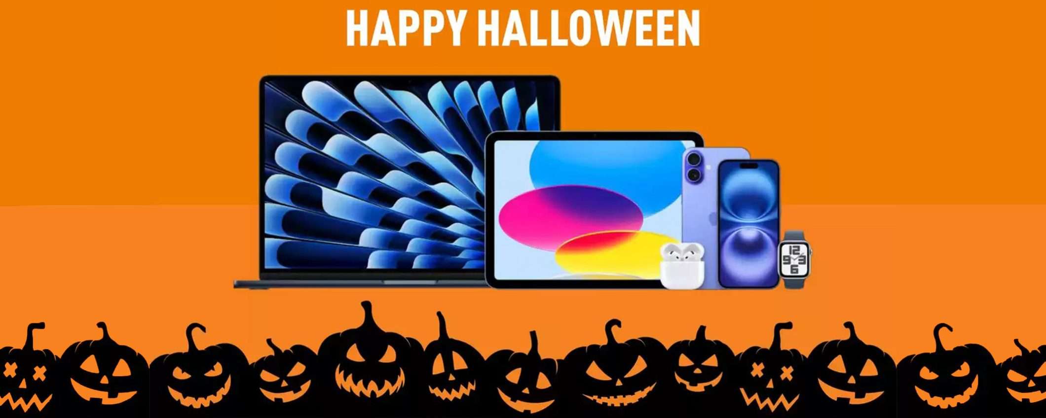 Volantino Unieuro tutto dedicato ai prodotti Apple: le promo di Halloween