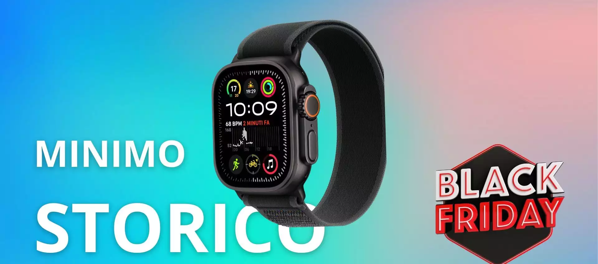 Apple Watch Ultra 2 (titanio nero) finalmente ad un prezzo top su Amazon