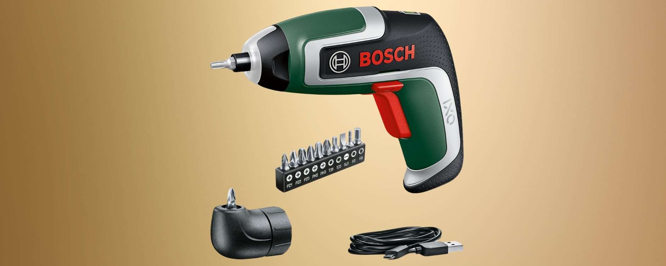 Avvitatore a batteria Bosch in offerta eccezionale a 39 euro: sconto Amazon