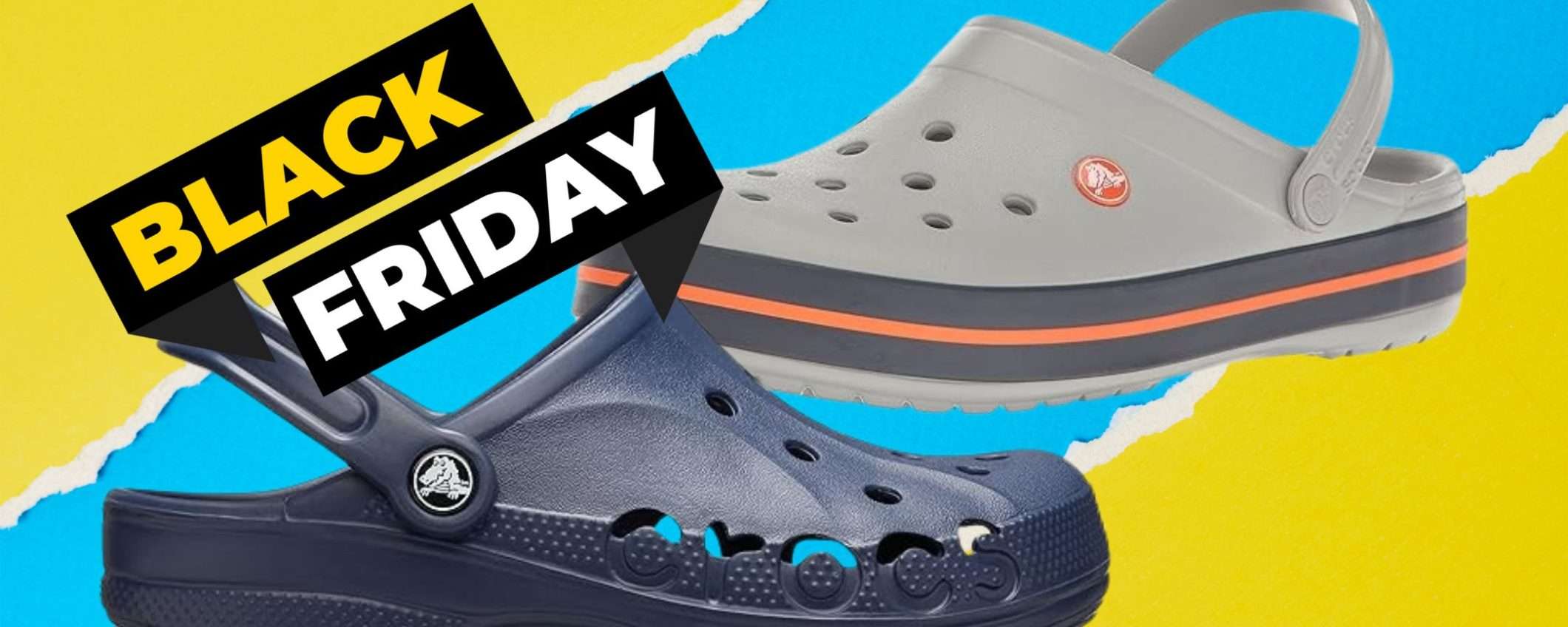 CROCS da 28€ su Amazon: ci sono tantissimi modelli in sconto al Black Friday