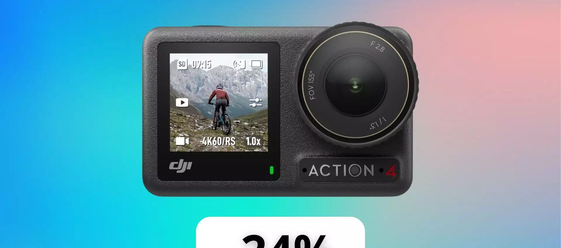 DJI Osmo Action, tua a soli 208€: 4K 120fps e perfetta per le immersioni