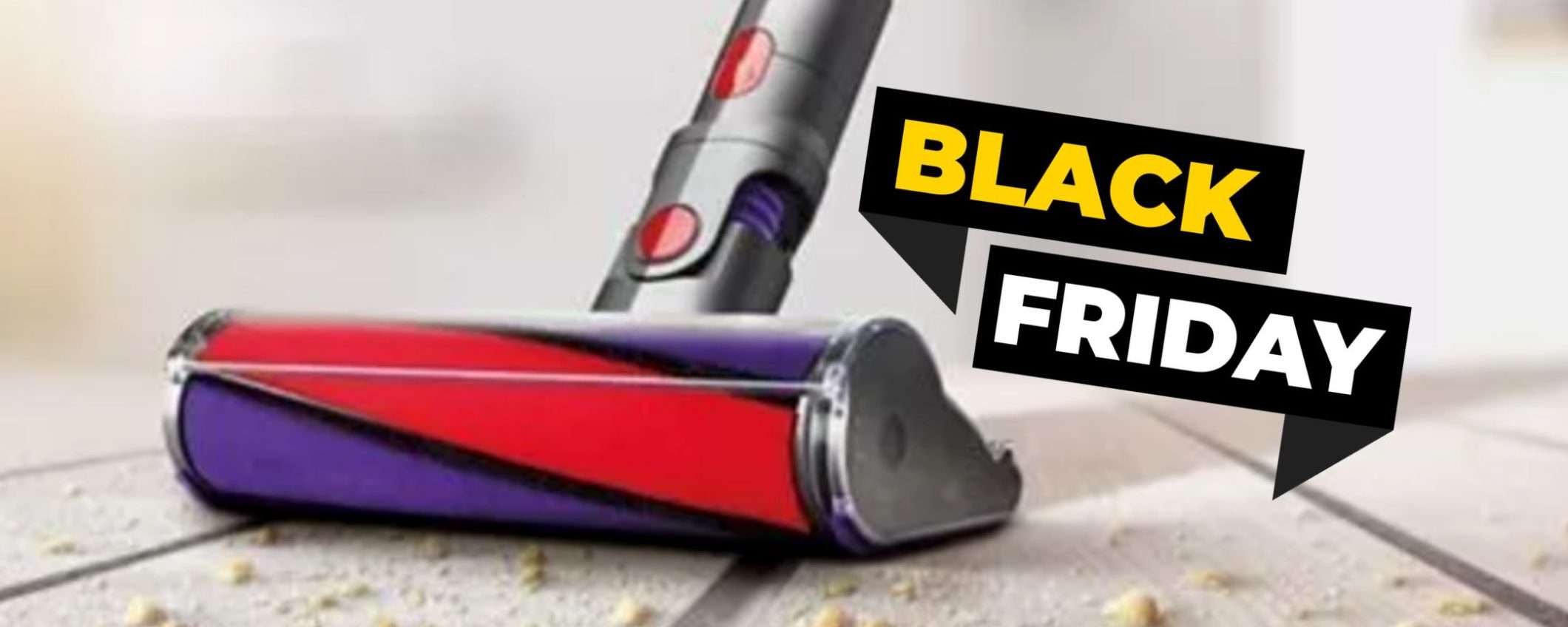 Dyson MEGA PROMO Black Friday sugli aspirapolvere: risparmia fino a 200€