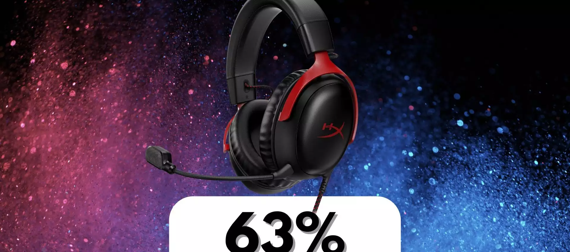 Cuffie gaming HyperX Cloud III: il prezzo crolla da 119 a soli 43 euro